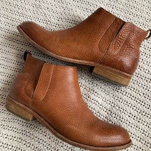 Kork-Ease The Original Brown Leather Booties Size 8